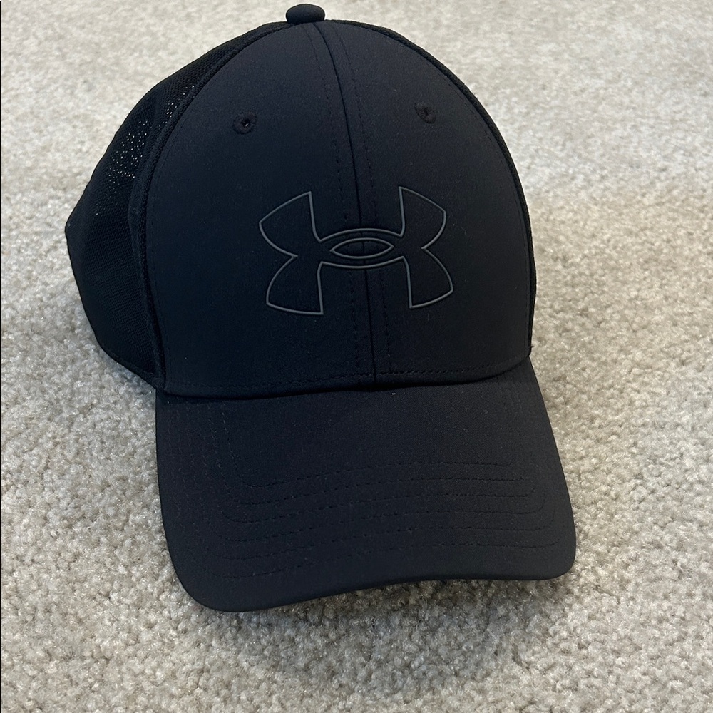 Kids Under Armour Jet Black Sports Cap
